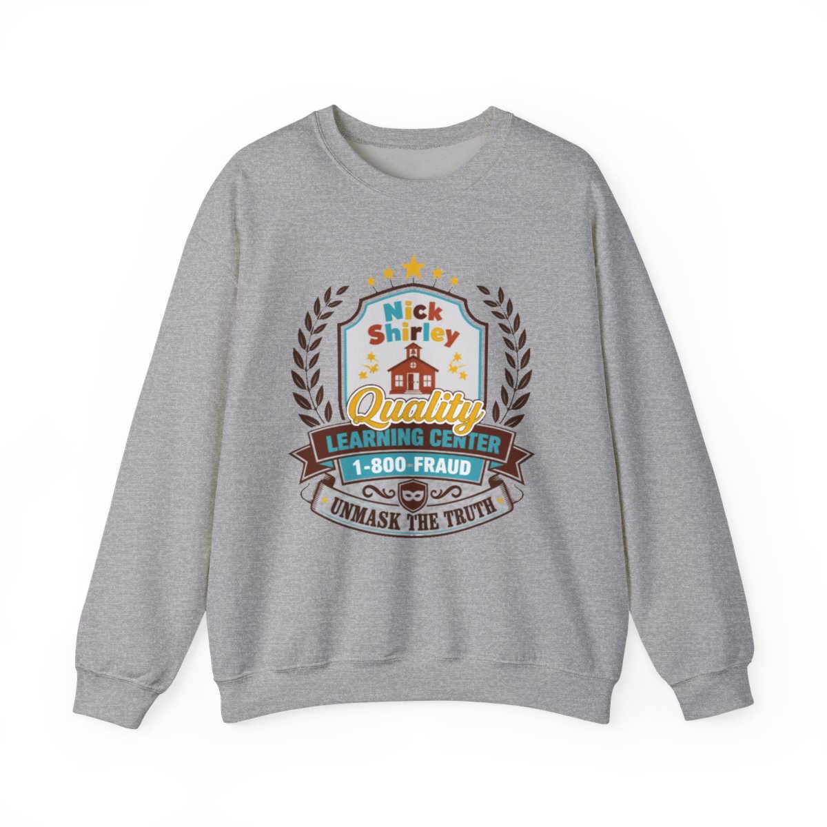 Nick Shirley "Quality" Crewneck - alternate angle 2, merchandise